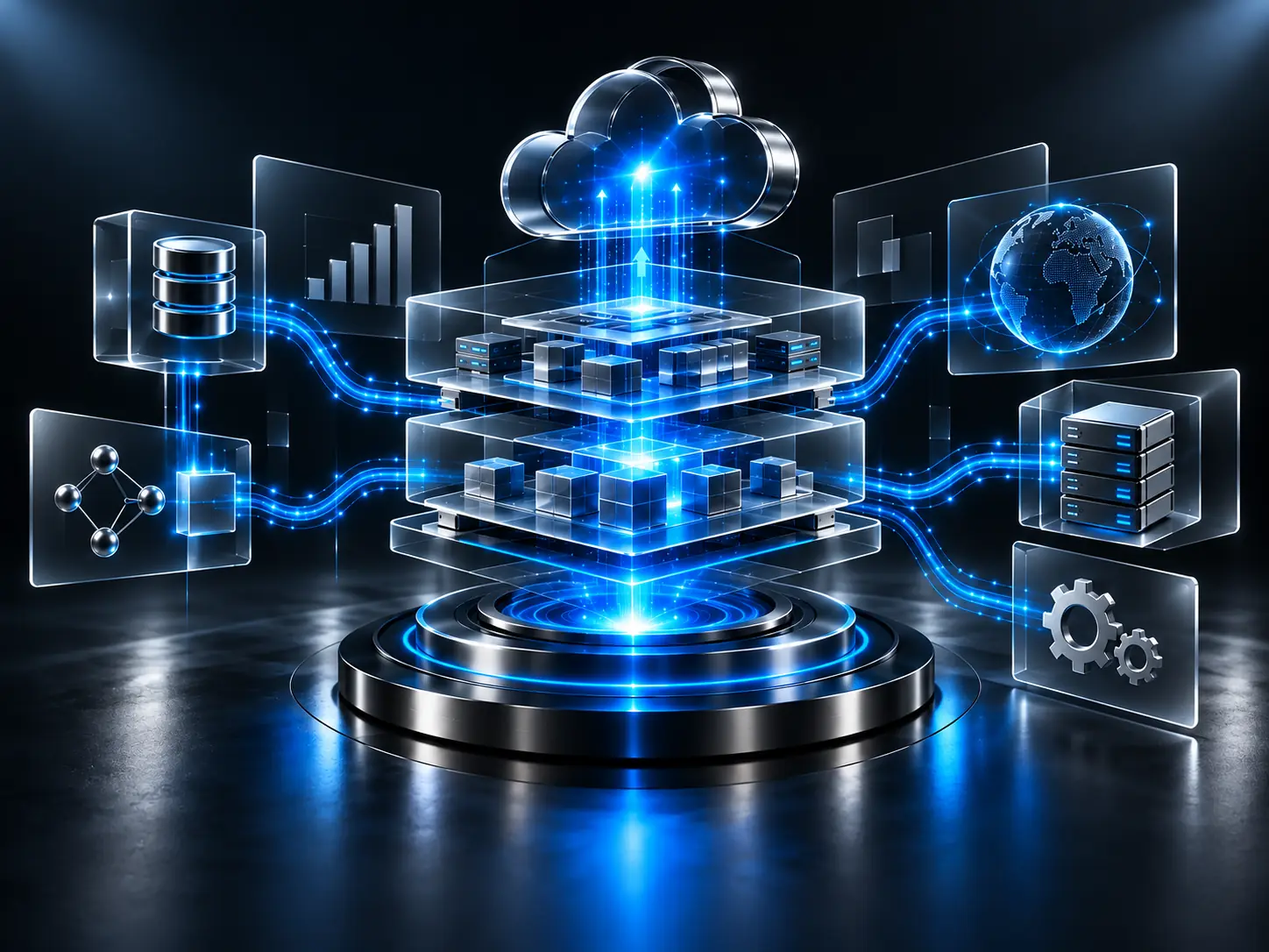 Supervised AI automation connected to business workflows