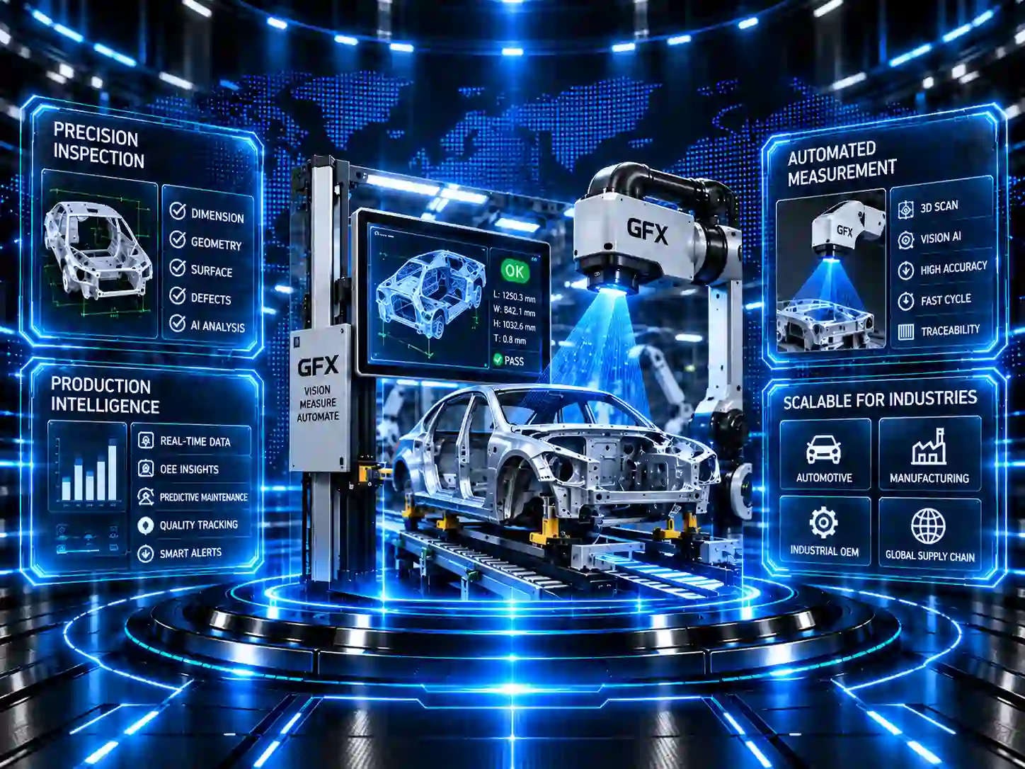 Connected manufacturing, automotive and operational technology systems